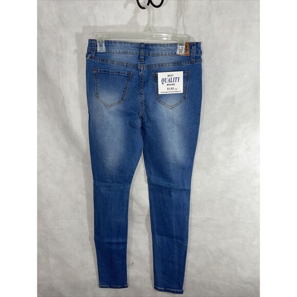 Best Quality Brand Denim - Best Quality Brand Distressed Skinny Jeans 3 S Blue